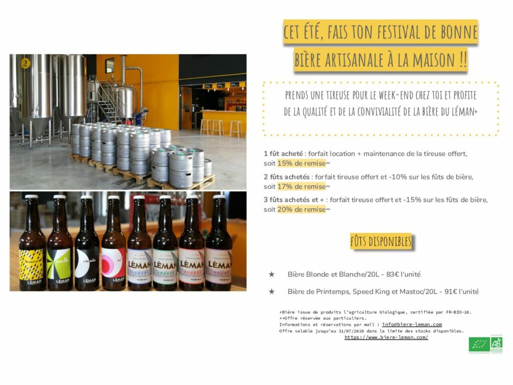 Cet été, fais ton festival de bonne bière artisanale à la maison !!