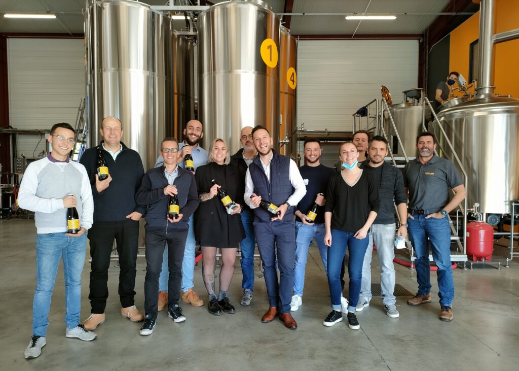 Visite à la brasserie