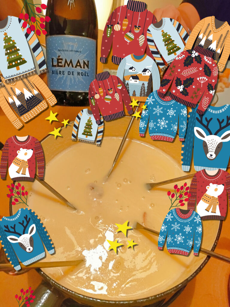 Fondue et pull d'hiver !!