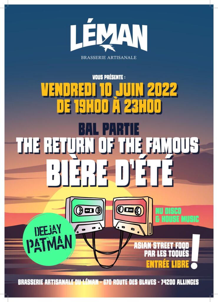 The return of the famous bière d'été !