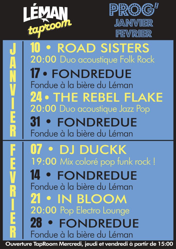 Programmation janvier-février 2025