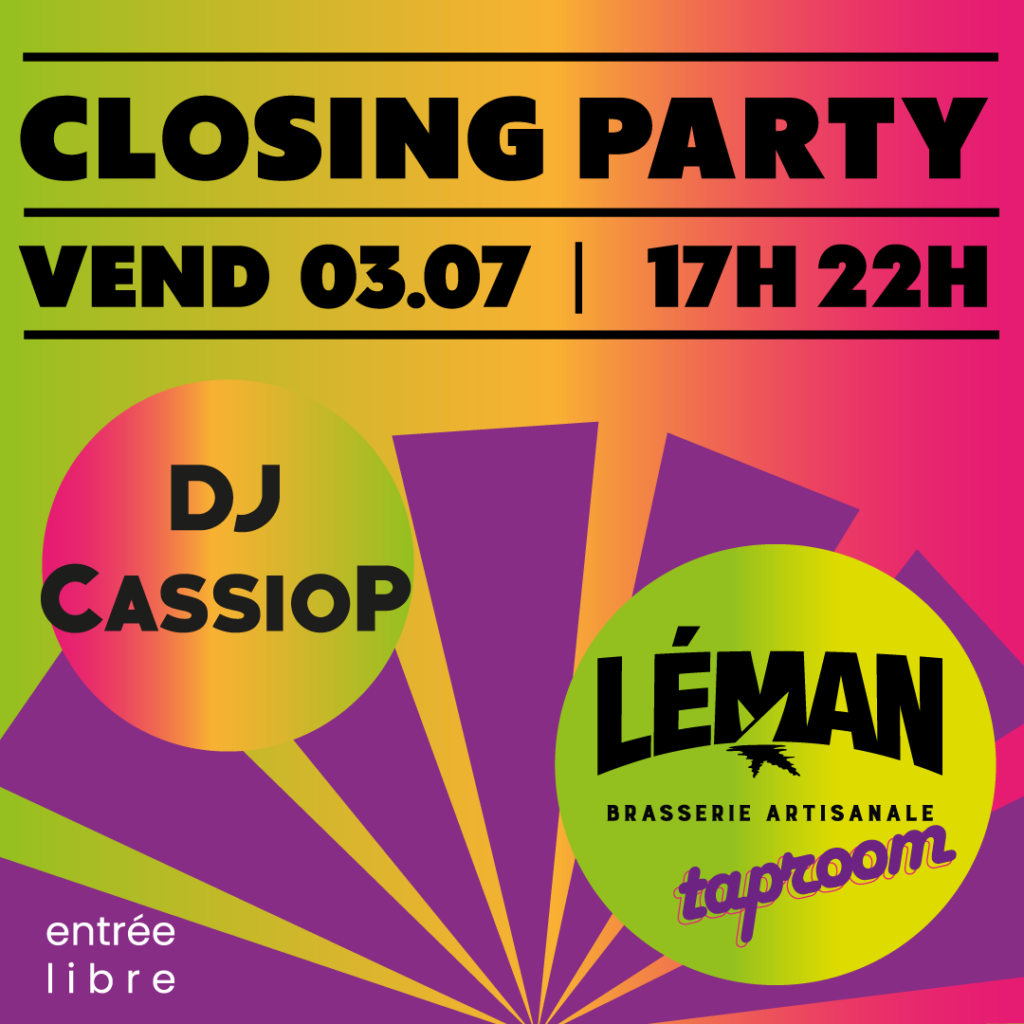 CLOSING PARTY ! VEND 03.07