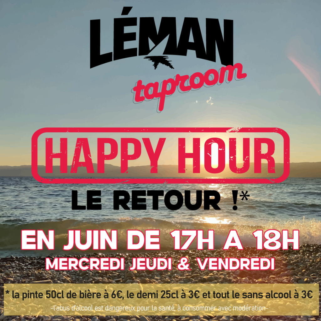HAPPY HOUR... LE RETOUR !