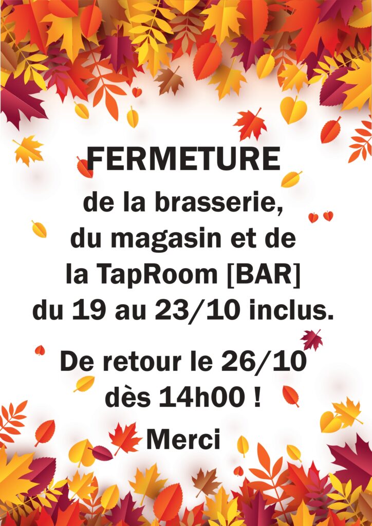 Fermeture d'Automne
